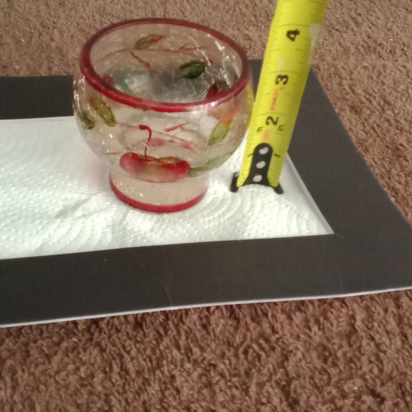 Crackled glass bowl - Picture 3 of 4